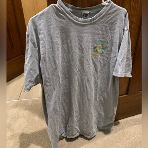 Blue 84 Light Gray T-Shirt with Subtle Graphic